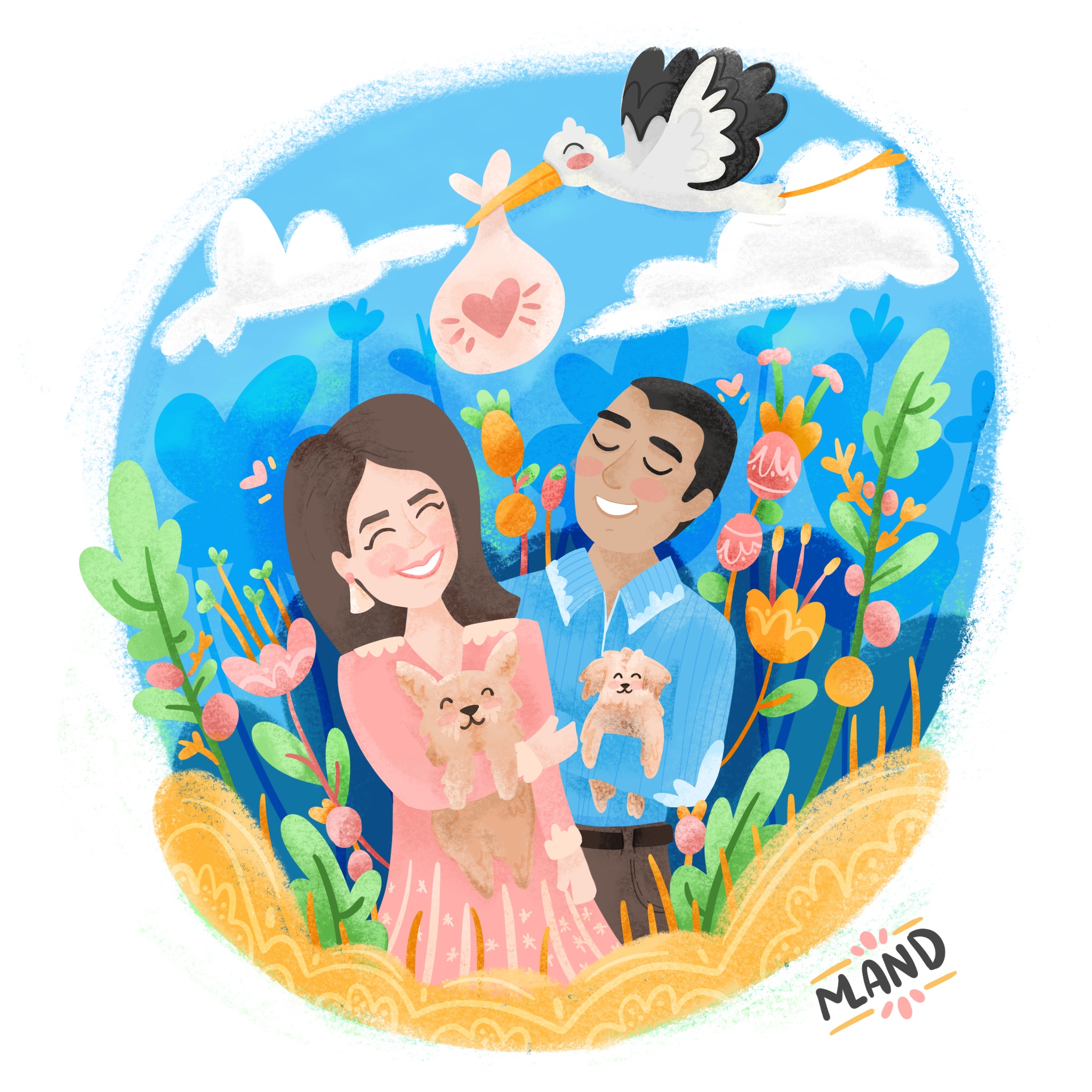 Ilustracion-PamelaJuanFamily